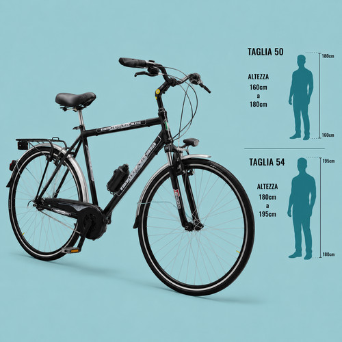 Bici uomo trekking shimano - 28,