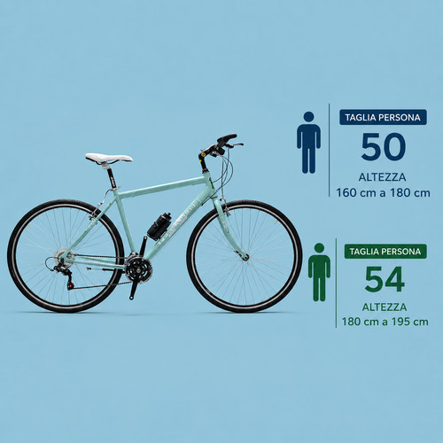 Ibrida bici city bike uomo - 28,
